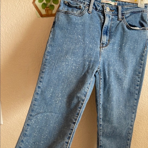 Levi's Blue High Rise Jeans Slim Fit - Picture 3 of 11